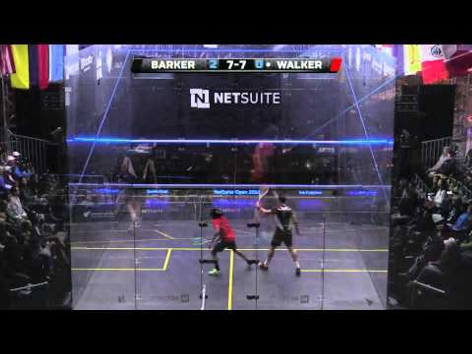 Squash : 2014 Netsuite Open - QF Roundup - Barker v Walker