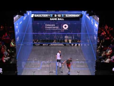 Squash : 2014 Delaware Investments US Open Roundup: PSA SF Gaultier v Elshorbagy