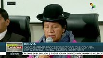 Bolivia: TSE llama a elecciones generales para el 20 de octubre