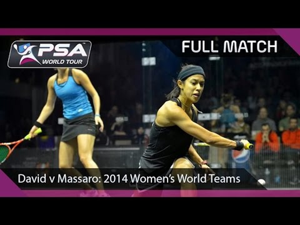 Squash Full Match WWT'14 Final (ENG v MAS) Nicol David v Laura