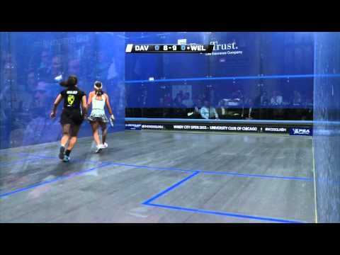 Squash: MegaRallies EP108: El Welily v David : Windy City Open 2015