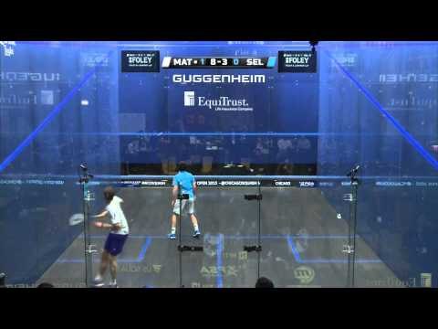 Squash: MegaRallies EP128: Matthew v Selby - Windy City Open 2015