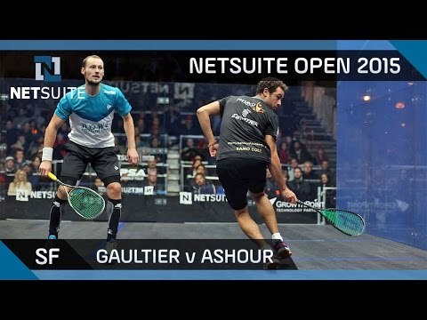 Squash: NetSuite Open 2015 Semi-Final Highlights - Gaultier v Ashour