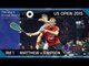 Squash: Delaware Investments US Open 2015 - Round 1 Highlights - Matthew v Simpson
