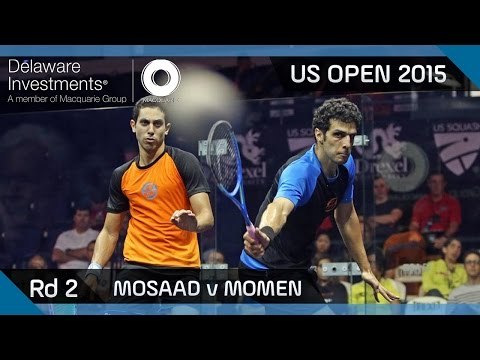 Squash: Delaware Investments US Open 2015 - Rd 2 Highlights - Mosaad v Momen