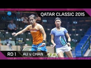 Squash: Qatar Classic 2015 - Women's Rd 1 Highlights: Au v Chan