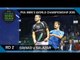 Squash: 2015 PSA Men's World Championship Rd 2 Highlights: Gawad v Salazar