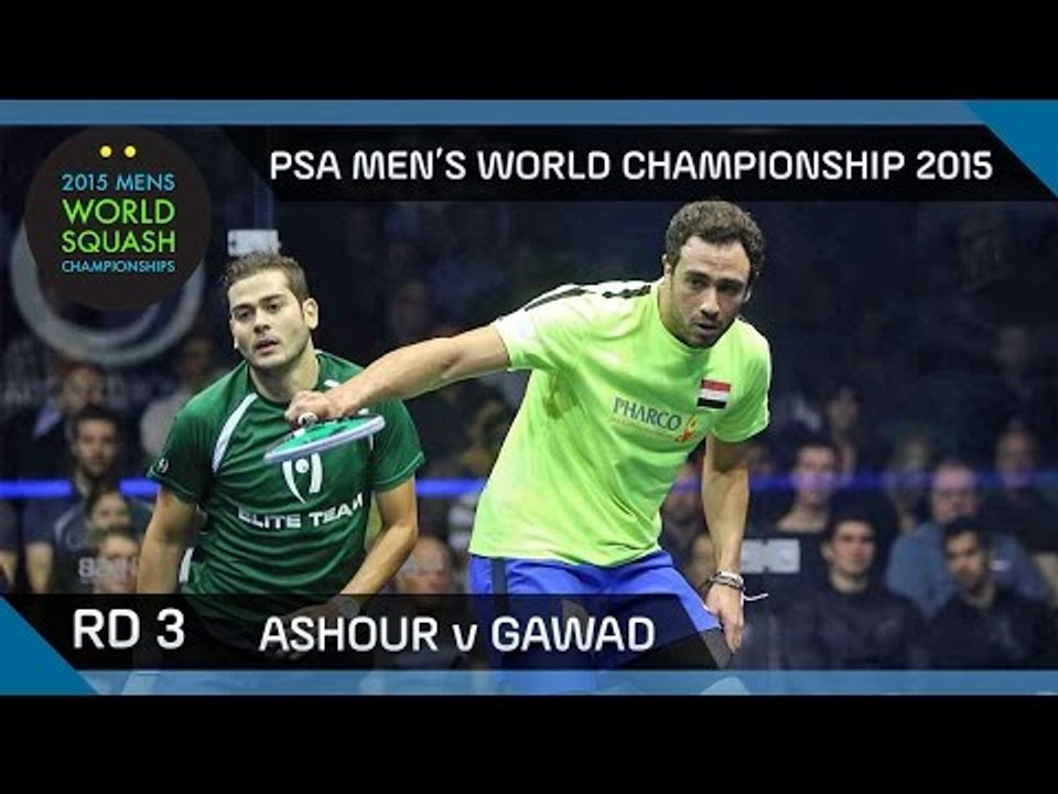 Squash: 2015 PSA Men's World Championship Rd 3 Highlights: Ashour v Gawad