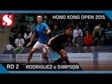 Squash: Hong Kong Open 2015 - Men's Rd 2 Highlights: Rodriguez v Simpson