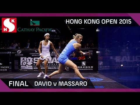 Squash: Hong Kong Open 2015 - Women's Final Highlights: David v Massaro