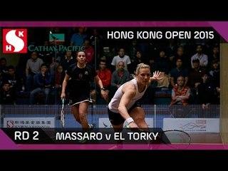 Squash: Hong Kong Open 2015 - Women's Rd 2 Highlights: Massaro v El Torky