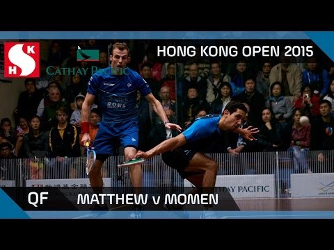 Squash: Hong Kong Open 2015 - Men's QF Highlights: Matthew v Momen