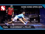 Squash: Hong Kong Open 2015 - Men's Final Highlights: Elshorbagy v Pilley