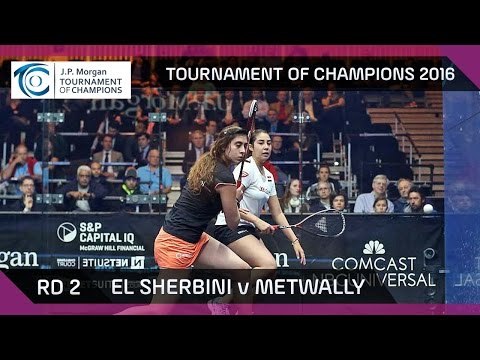 Squash: Tournament of Champions 2016 - Women's Rd 2 Highlights: El Sherbini v Metwally