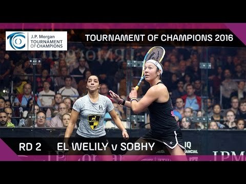 Squash: Tournament of Champions 2016 - Women's Rd 2 Highlights: El Welily v Sobhy