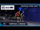 Squash: Simpson v Lobban - UCS Swedish Open 2016 - Rd 1 Highlights