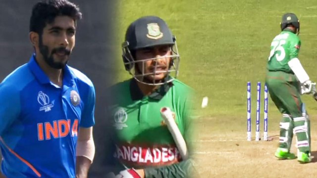 World Cup 2019 IND vs BAN: Jasprit Bumrah strikes twice, Sarkar and Shakib departs | वनइंडिया हिंदी