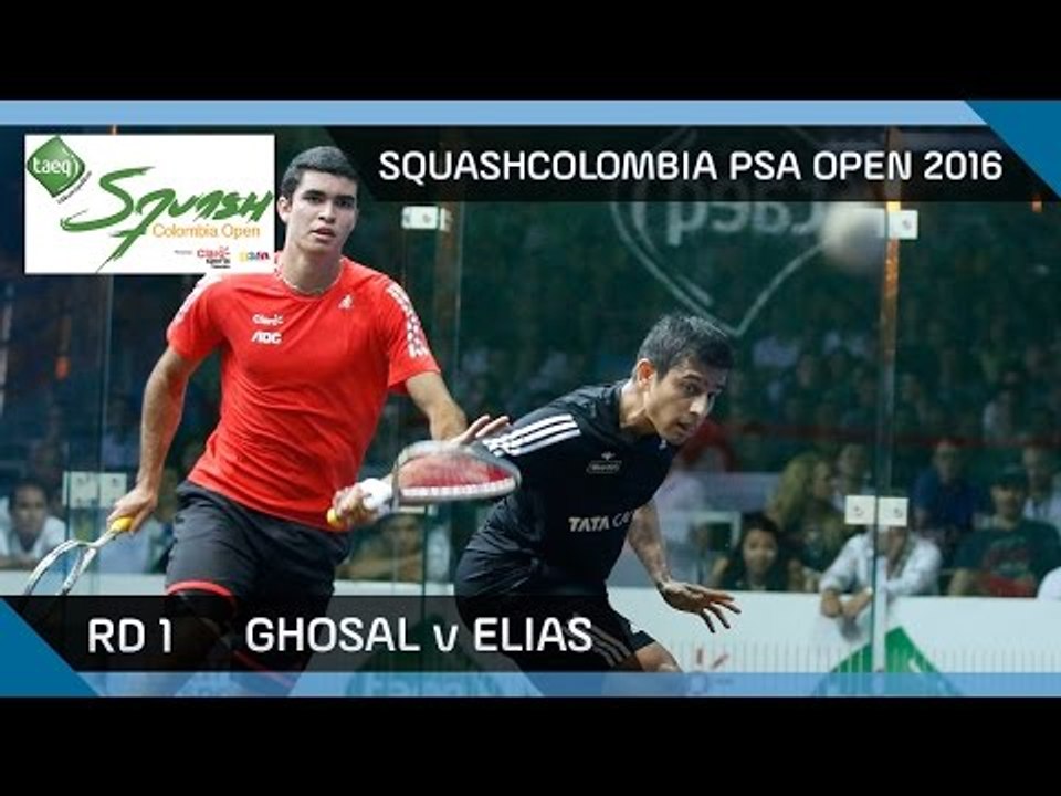 Squash: Ghosal v Elias - SquashColombia PSA Ope...