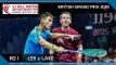 Squash: Lee v Lake - British Grand Prix 2016 Rd 1 Highlights