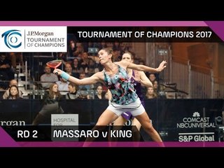 Squash: Massaro v King - Tournament of Champions 2017 Rd 2 Highlights