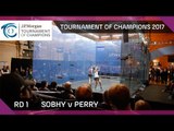 Squash: Sobhy v Perry - Tournament of Champions 2017 QF Highlights