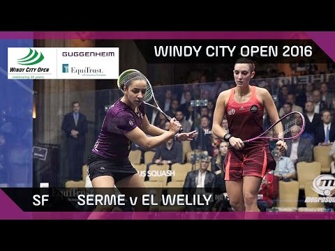 Squash: Serme v El Welily - Windy City Open 2016 - Women's SF Highlights