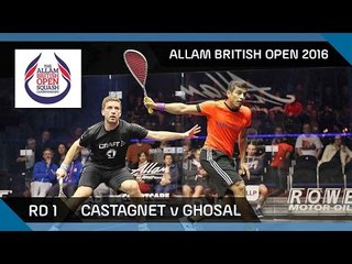 Télécharger la video: Squash: Castagnet v Ghosal - Allam British Open 2016 - Men's Rd 1 Highlights