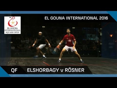 Squash: Mo. Elshorbagy v Rösner - El Gouna International 2016 QF Highlights