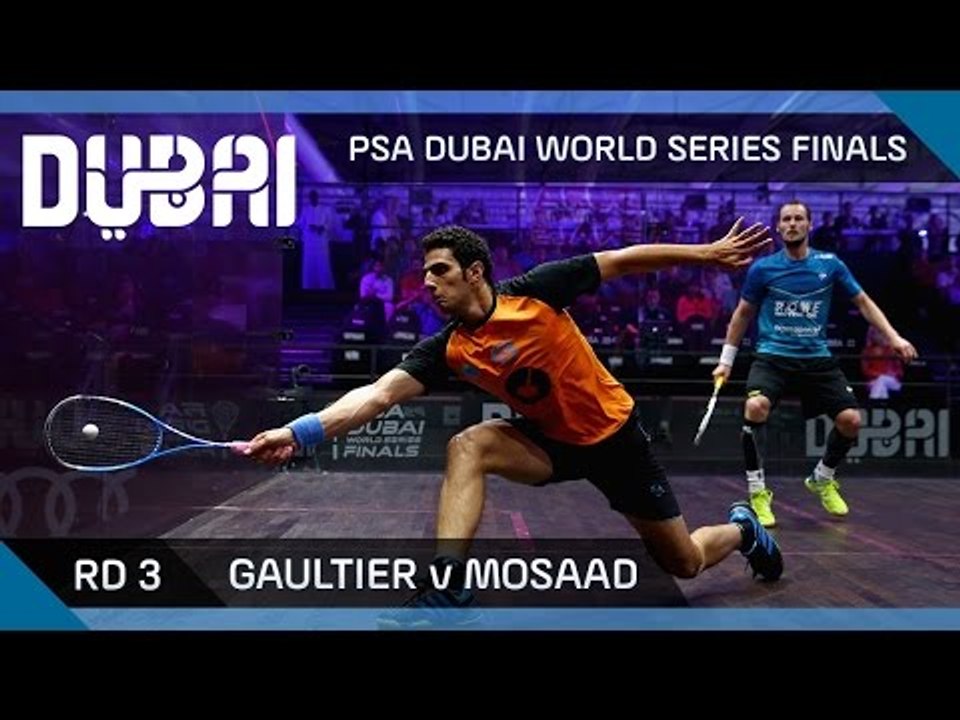 Squash: Gaultier v Mosaad - PSA Dubai World Ser...