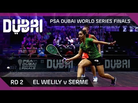 Squash: El Welily v Serme - PSA Dubai World Series Finals - Women's Rd 2 Highlights