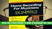 Full E-book Home Recording for Musicians for Dummies: 5th Edition  For Trial
