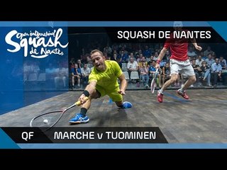 Squash: Marche v Tuominen - Squash de Nantes 2016 QF Highlights