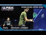 Squash: Hong Kong Open 2016 - Gawad v Ashour - Final Highlights