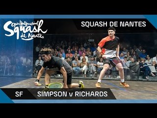Squash: Simpson v Richards - Squash de Nantes 2016 SF Highlights