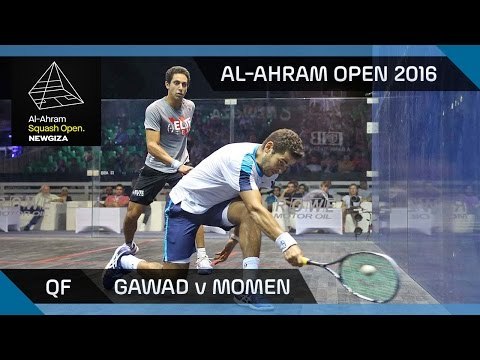 Squash: Gawad v Momen - Al-Ahram Open 2016 - QF Highlights