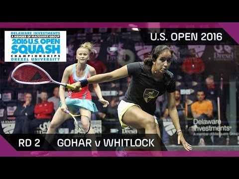Squash: Gohar v Whitlock - U.S. Open 2016 - Rd 2 Highlights