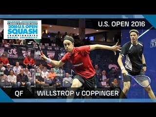 Squash: Wilstrop v Coppinger - U.S. Open 2016 - QF Highlights