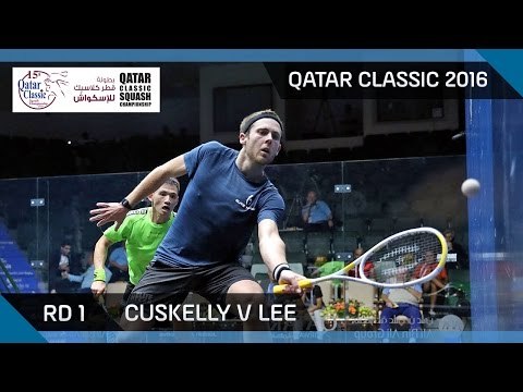 Squash: Cuskelly v Lee - Qatar Classic 2016 Rd 1 Highlights