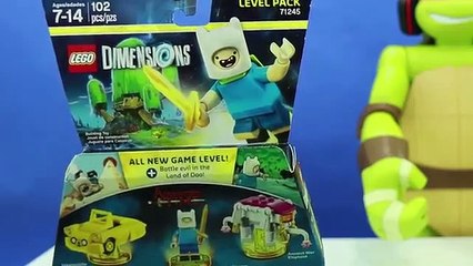 ADVENTURE TIME w- NINJA TURTLES! Land of Ooo Level (Let's Build & Play LEGO Dimensions YEAR 2 #19)