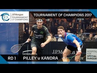 Squash: Pilley v Kandra - Tournament of Champions 2017 Rd 1 Highlights