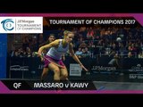 Squash: Massaro v Kawy - Tournament of Champions 2017 QF Highlights