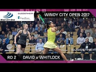 Squash: David v Whitlock - Windy City Open 2017 RD 2 Highlights