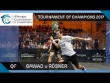 Squash: Gawad v Rösner - Tournament of Champions 2017 QF Highlights