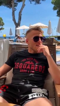 Samu Saiz, en la playa, ajeno a la operación Oikos contra los amaños de partidos en el fútbol