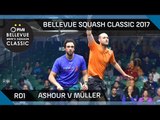 Squash: Ashour v Müller - Bellevue Squash Classic 2017 Rd1 Highlights