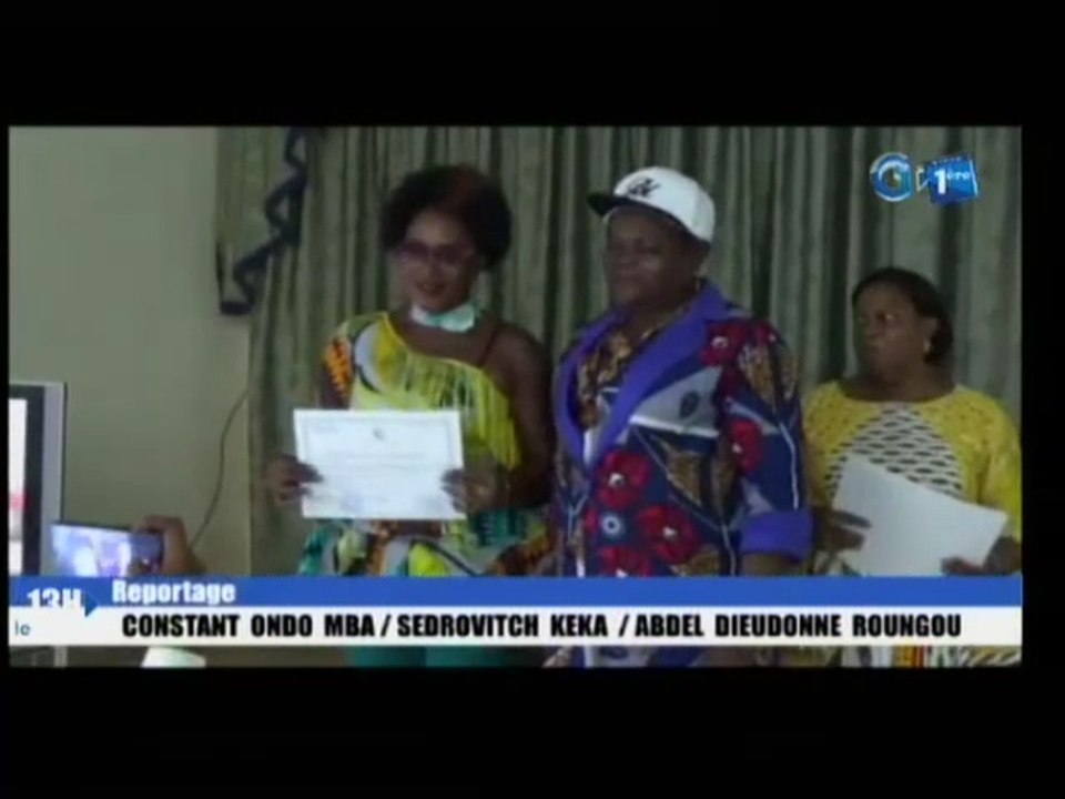 RTG/Remise d’attestation de formation à la première promotion du centre de formation de la maison du Parti Démocratique Gabonais