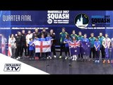 Squash: England v Australia - WSF Men's World Team Champs 2017 - Semi-Final Highlights