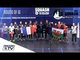 Squash: France v Wales - Men's World Team Champs 2017 - Rd of 16 Highlights