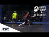 Squash: U11 - U15s Highlights - Dunlop British Junior Open 2018