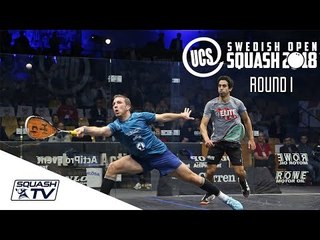 Squash: Swedish Open 2018 - Rd 1 Roundup [Pt1]